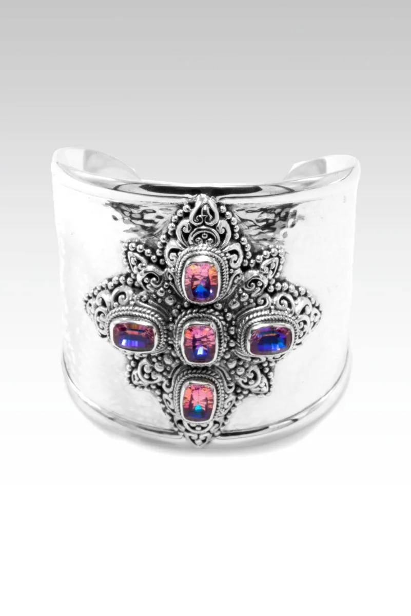 Joyful in Hope Cuff™ in Gladiola Blossom™ Mystic Topaz