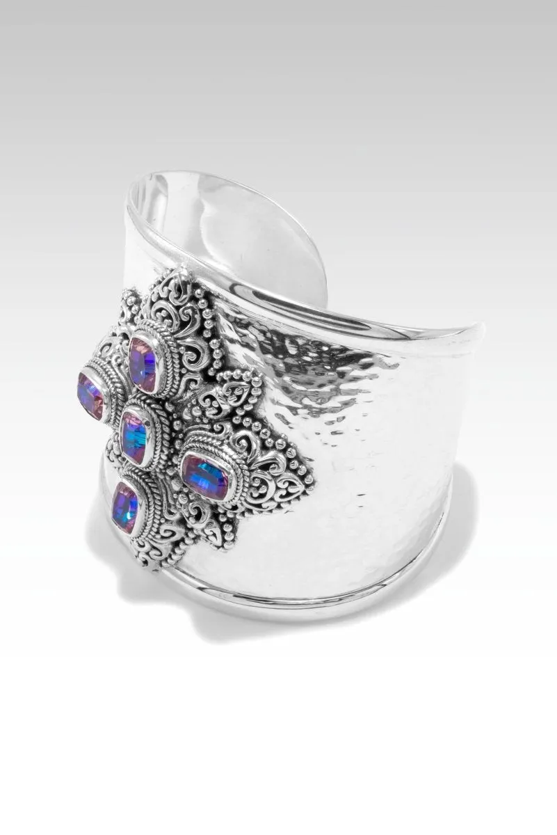 Joyful in Hope Cuff™ in Gladiola Blossom™ Mystic Topaz