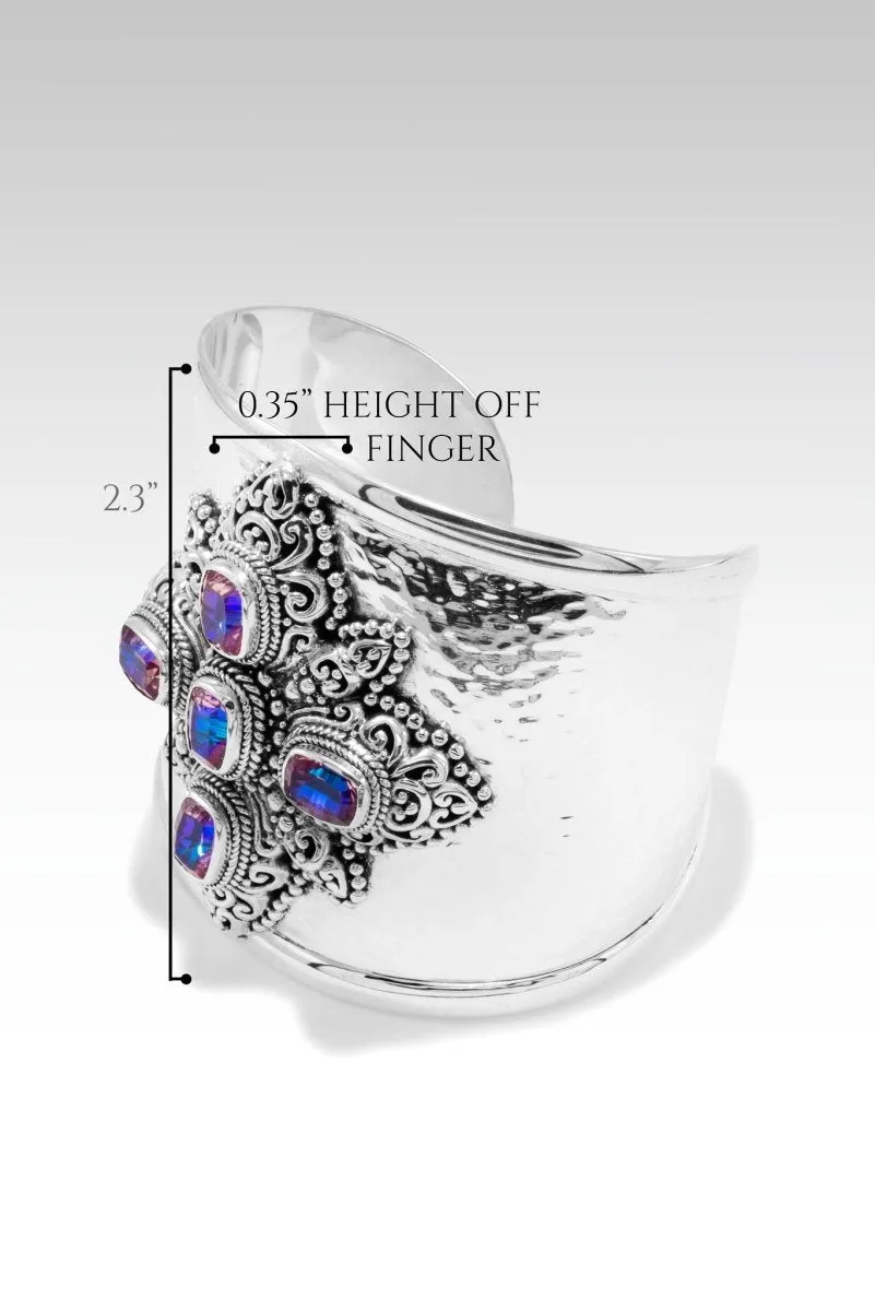 Joyful in Hope Cuff™ in Gladiola Blossom™ Mystic Topaz