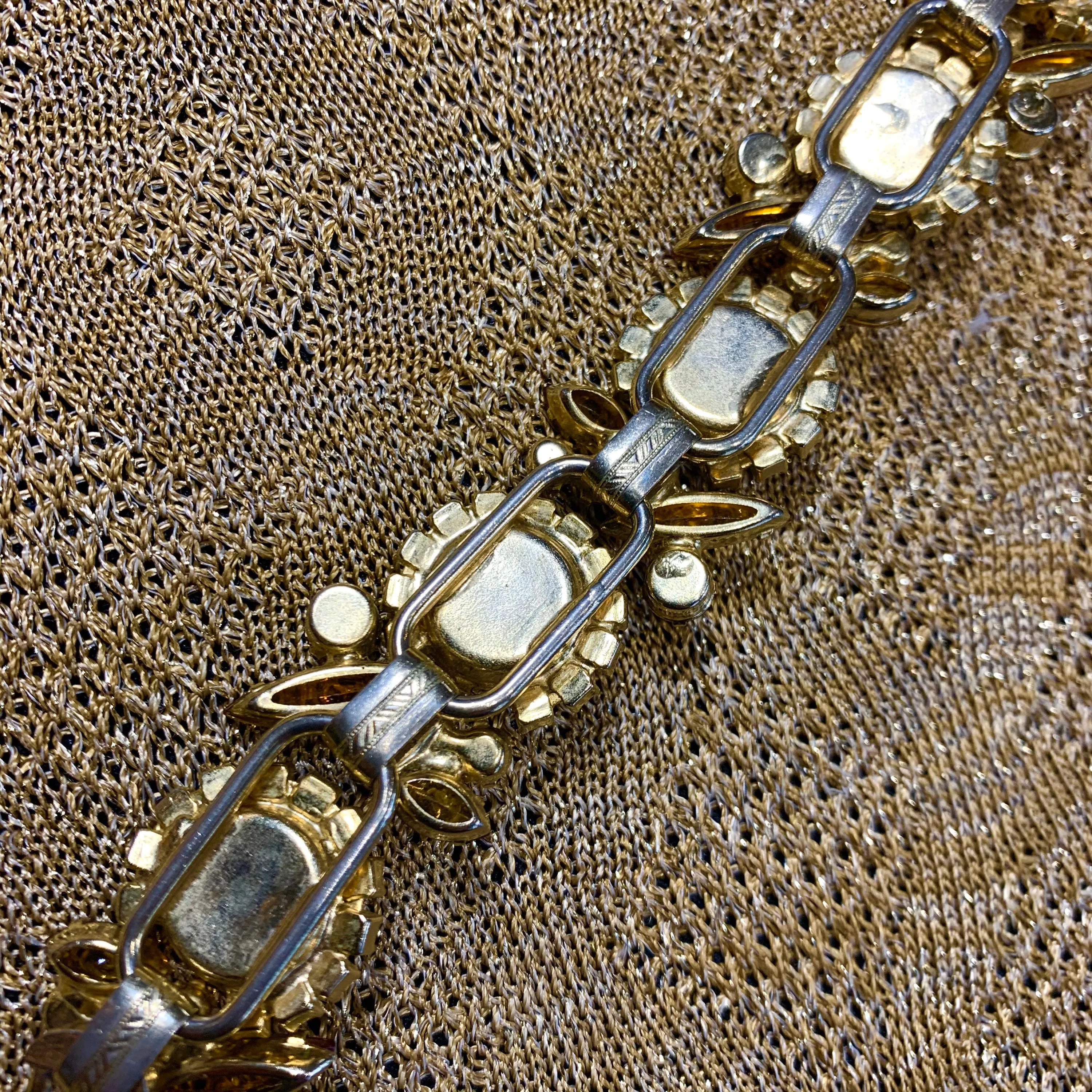 Julianna Bracelet in amber crystal