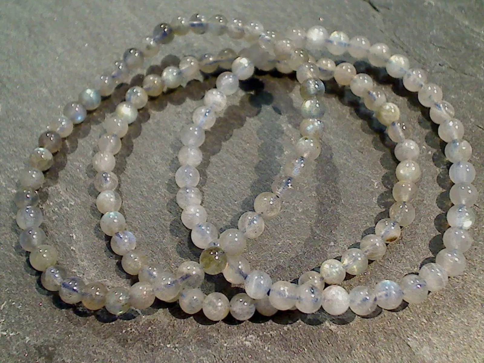 Labradorite 4MM Stretch Bracelet