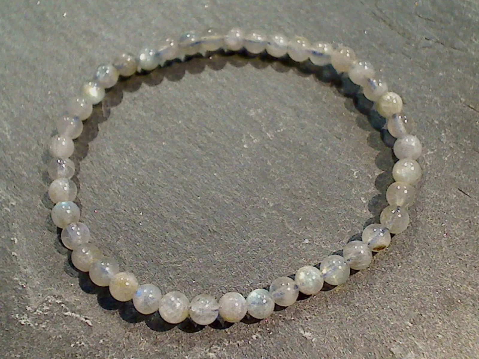 Labradorite 4MM Stretch Bracelet