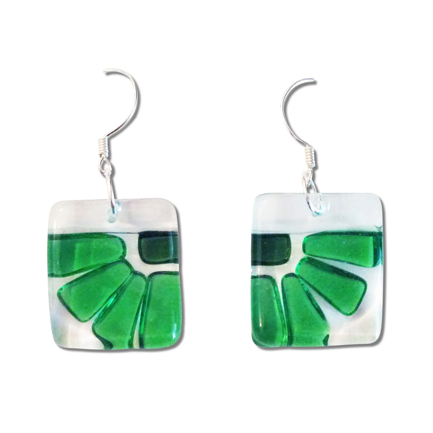 LAMA Glass Earrings - Black