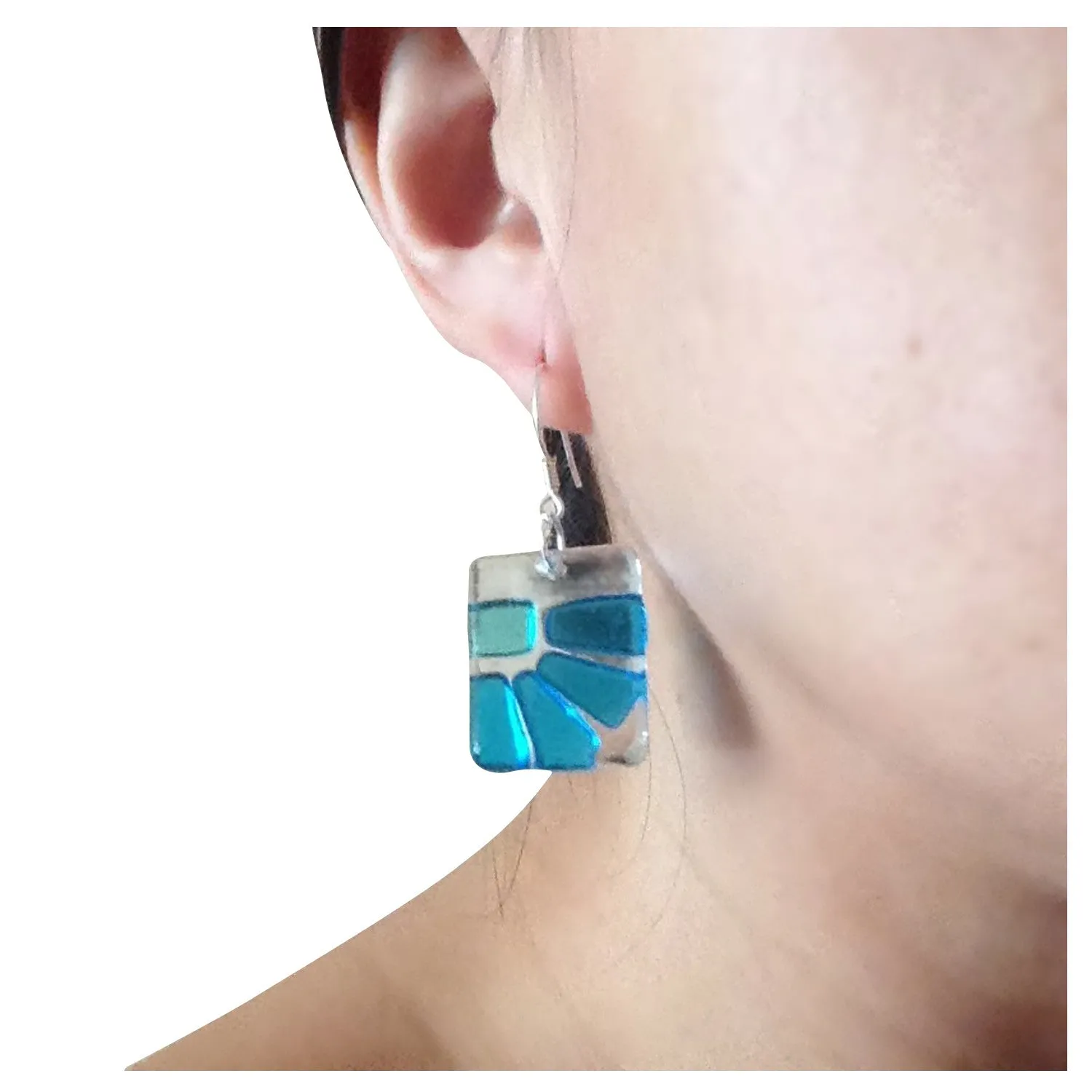 LAMA Glass Earrings - Black