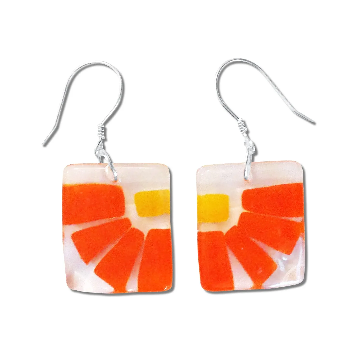 LAMA Glass Earrings - Black