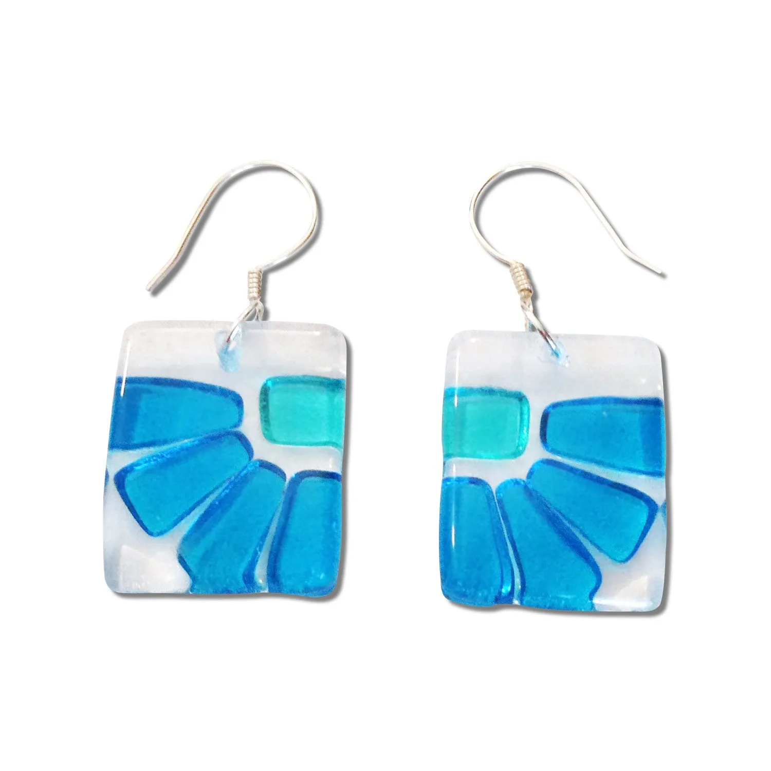 LAMA Glass Earrings - Green