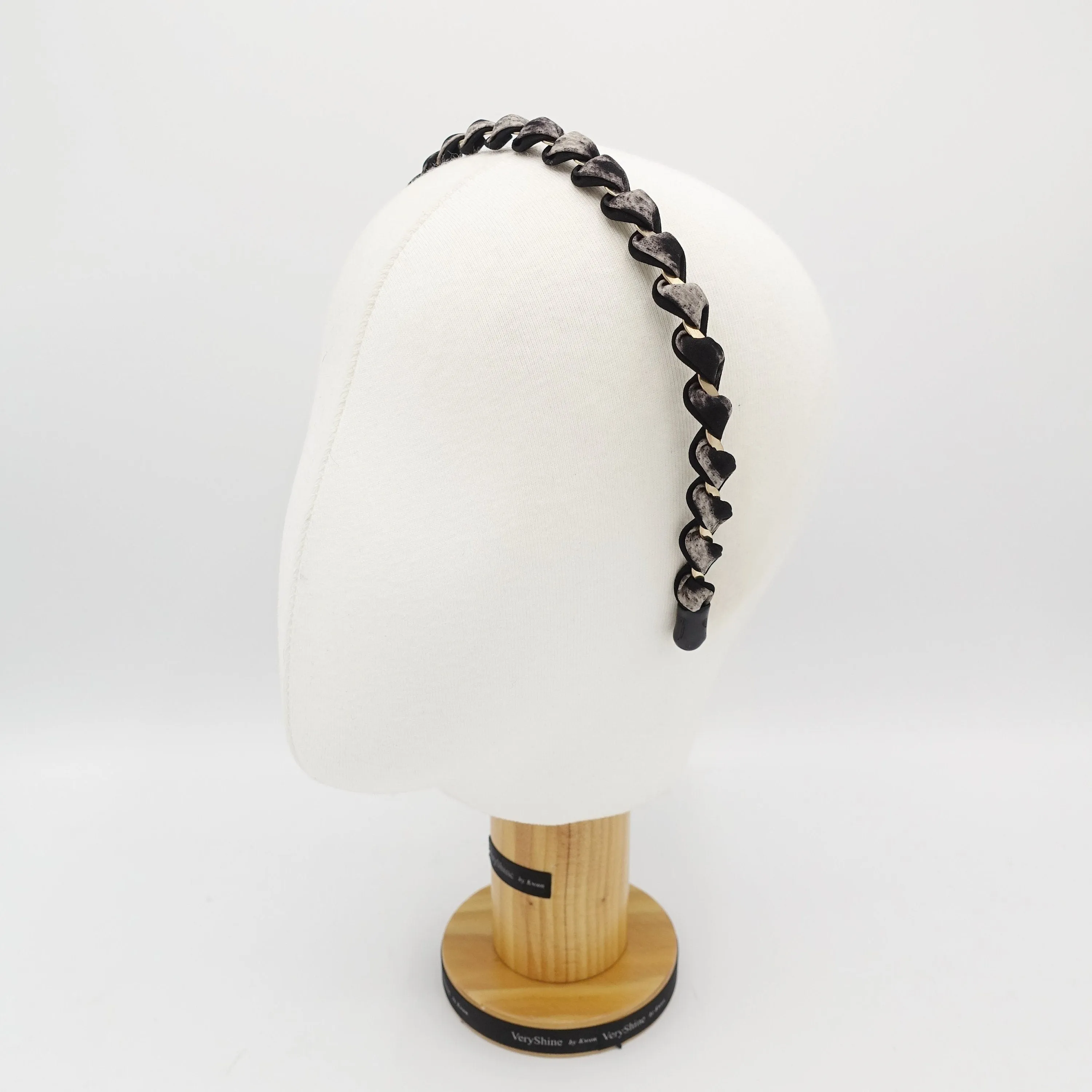 leopard print spiral wrap headband thin hairband women hair accessoryu