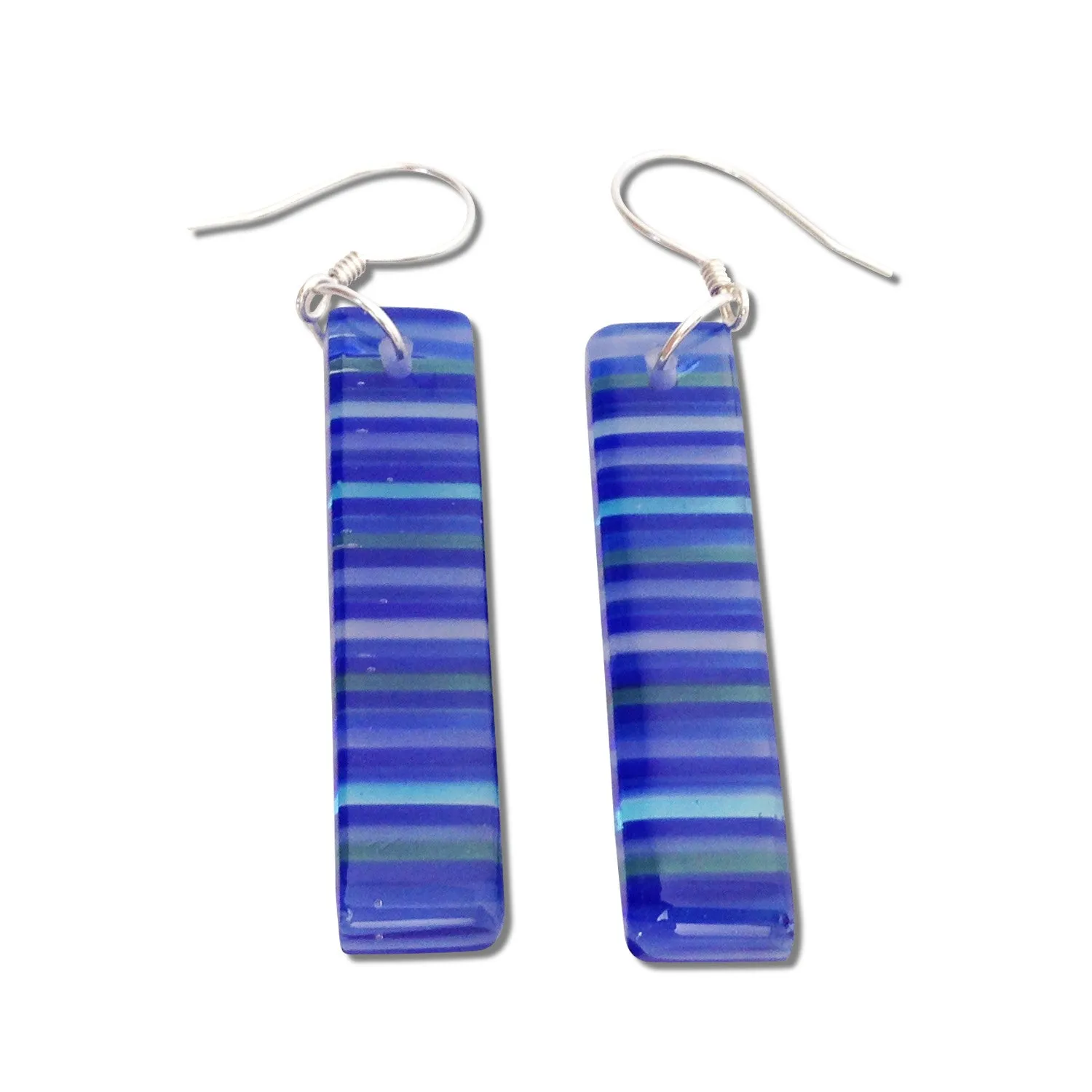 LGAN Glass Earrings - Aqua