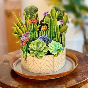 Life Sized Pop-Up Cactus Garden Card