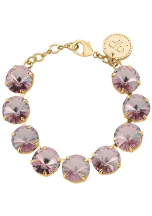 Light Amethyst Rivoli Bracelet