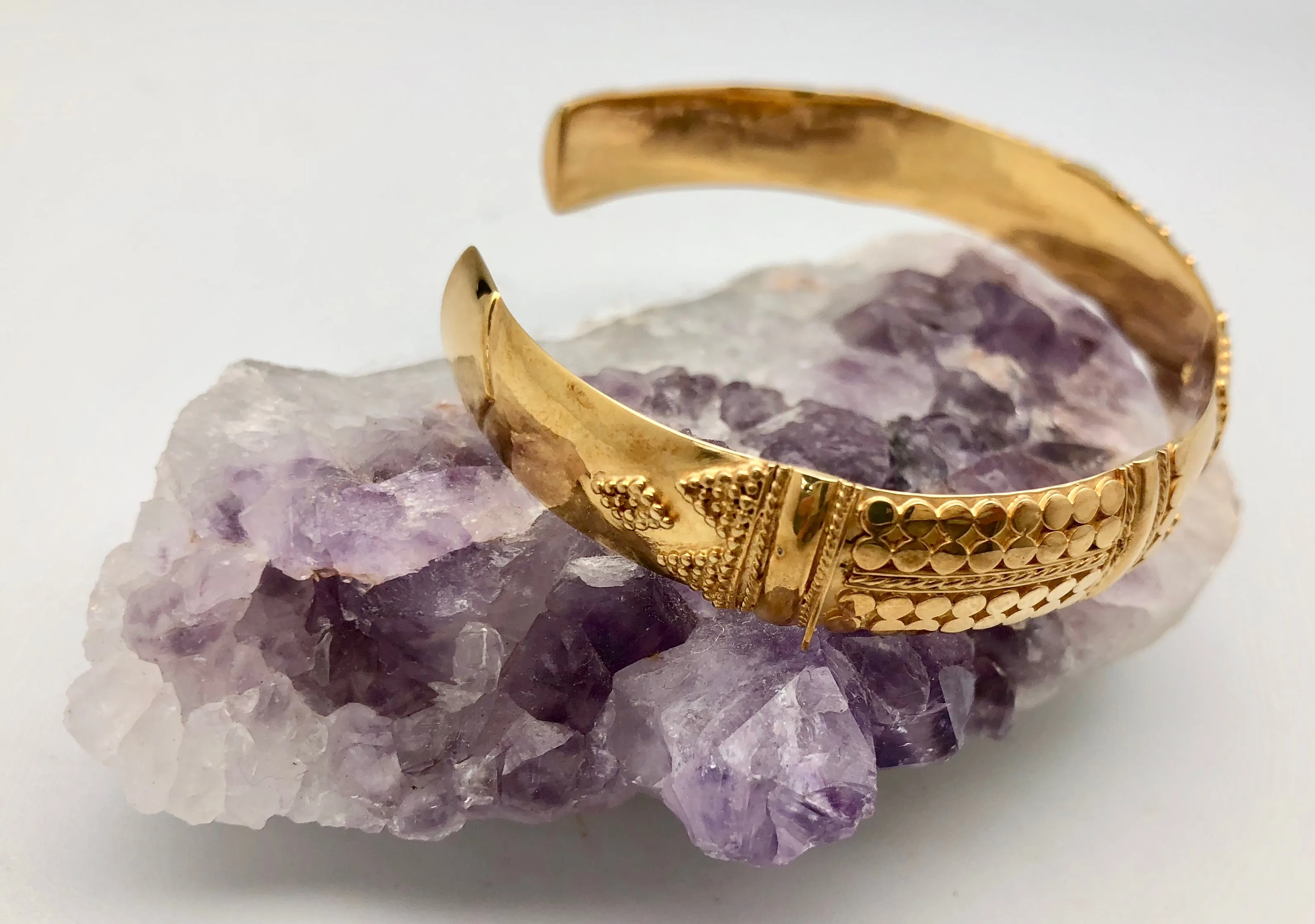 Love Is Project Indonesian Gold Love Cuff Bracelet