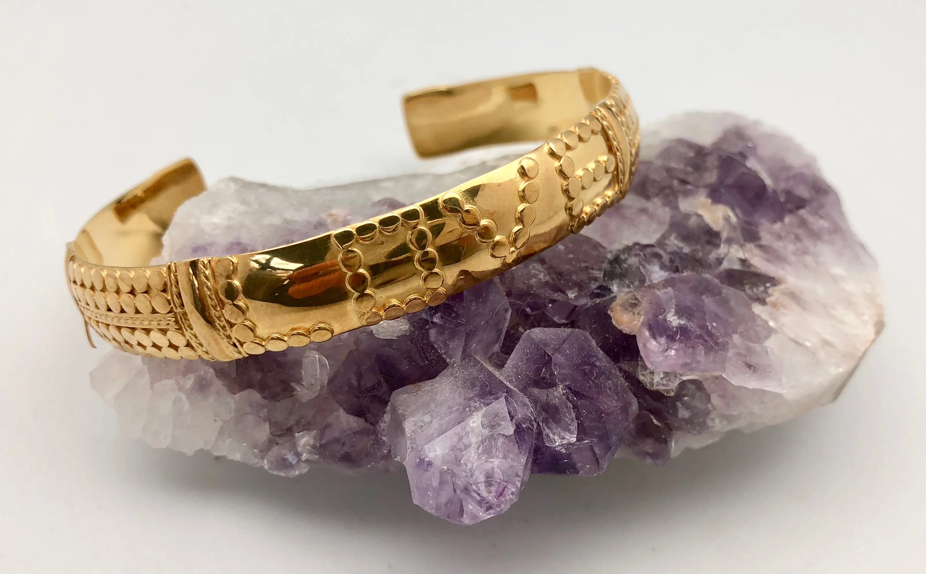 Love Is Project Indonesian Gold Love Cuff Bracelet