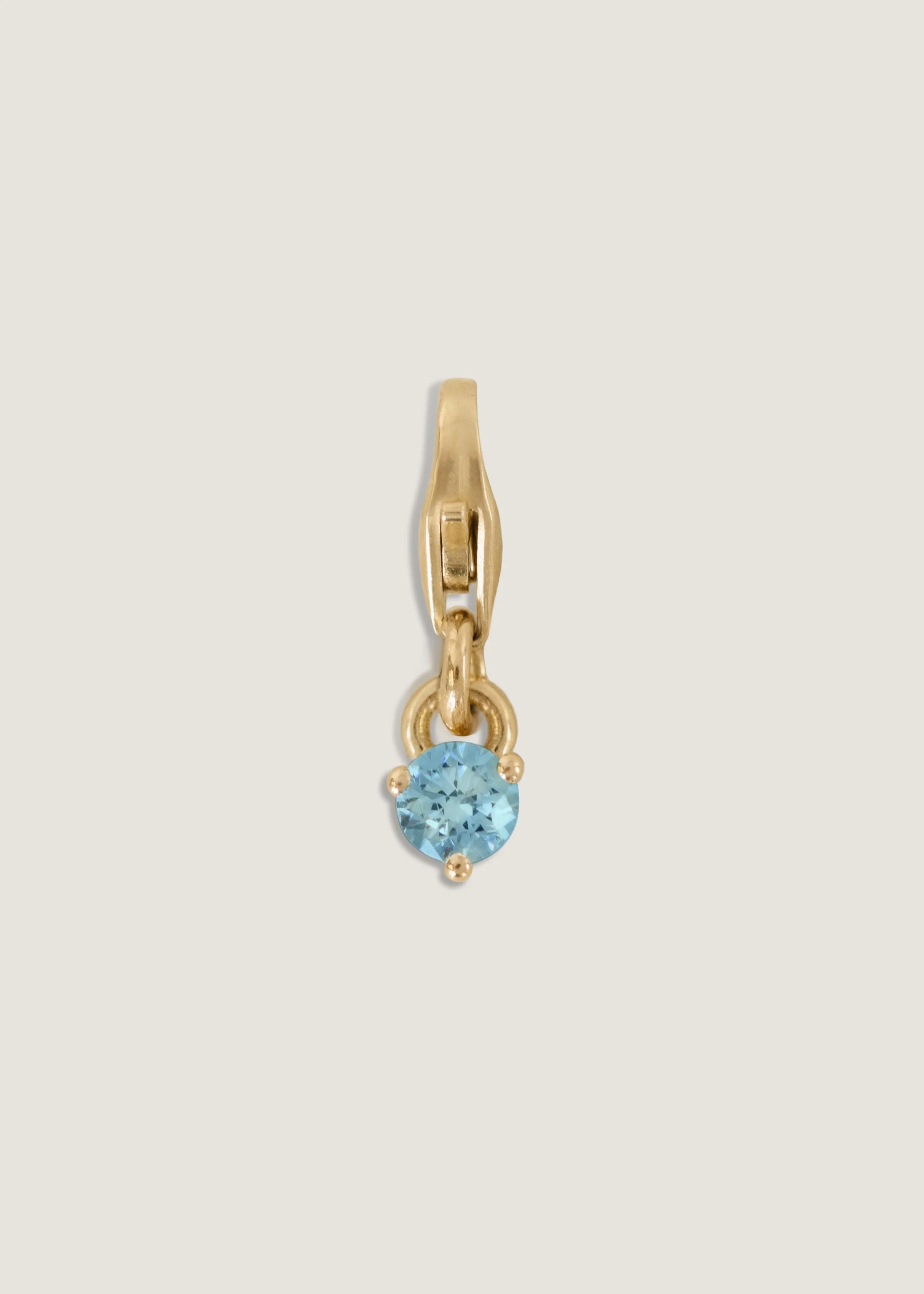 Ma-eum Birthstone Charm Blue Topaz