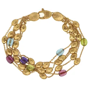 Marco Bicego 18k Yellow Gold Paradise 5 Strands Bracelet