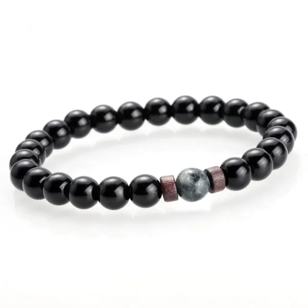 Men's Lava & Jasper Bracelet