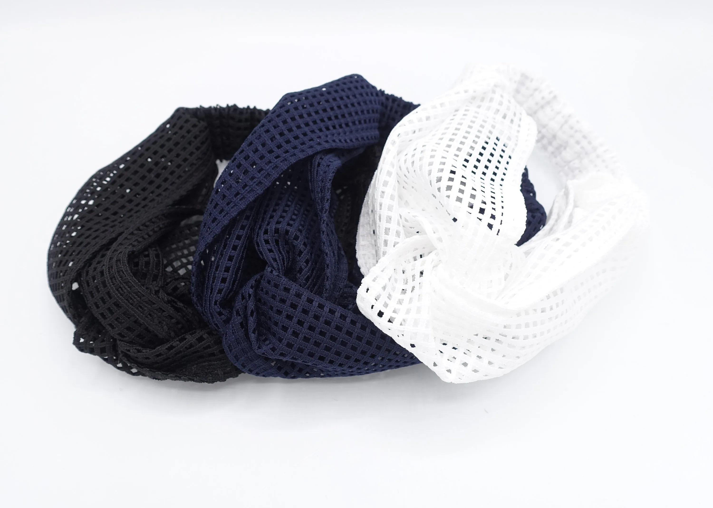 mesh turban headband for women