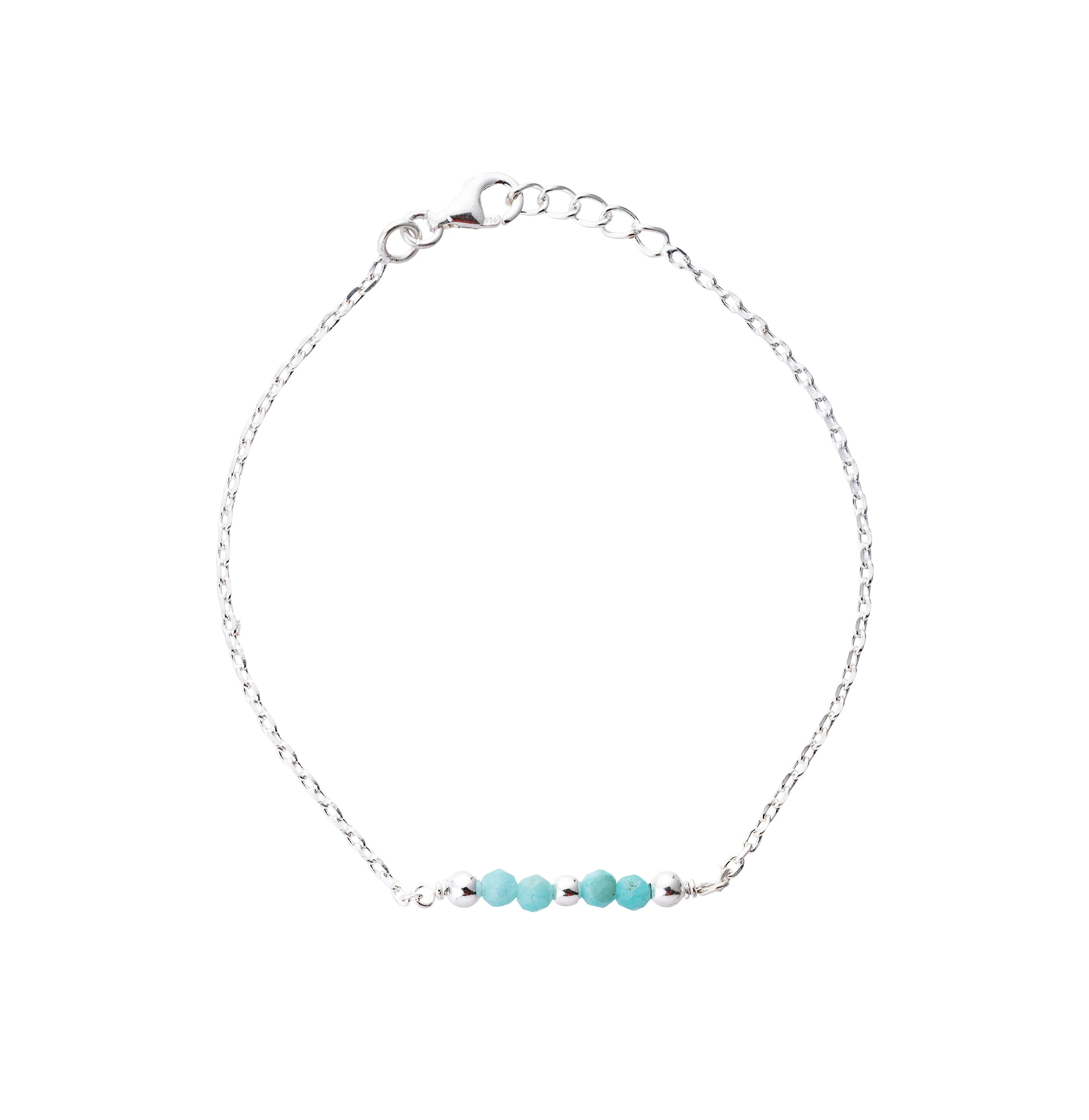 Michele Amazonite Bracelet, Sterling Silver