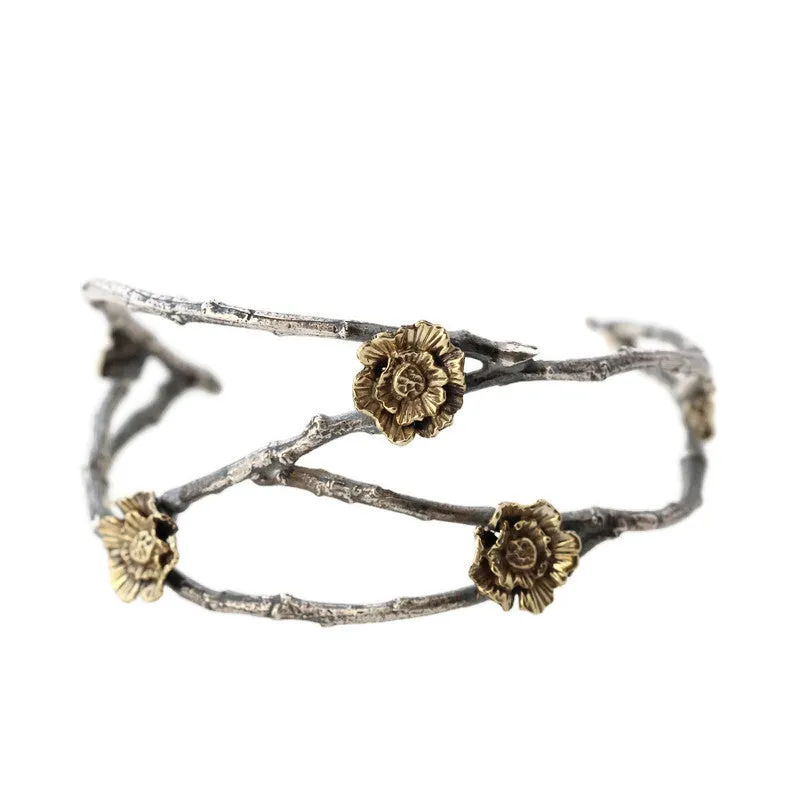 Midsummer Night's Dream Poppy Cuff Bracelet