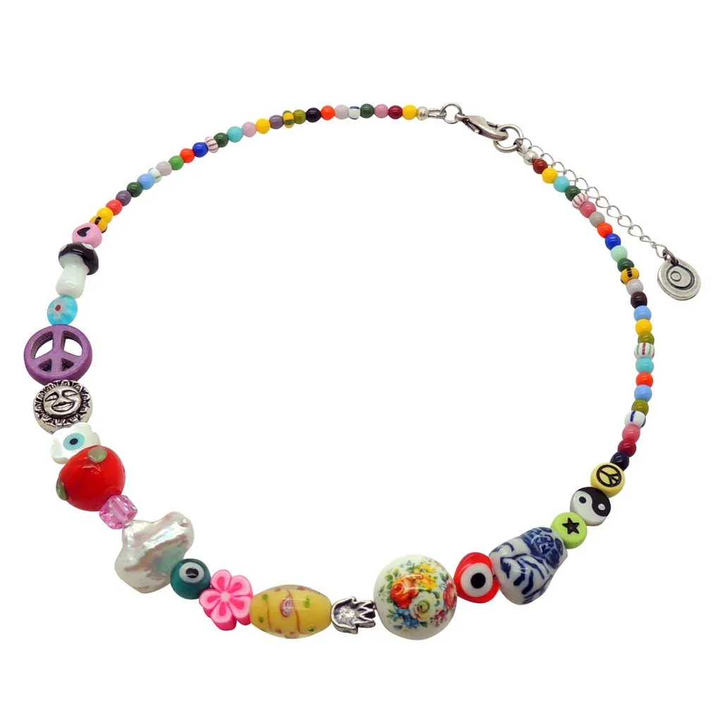 Mish Mash Lucky Charms Balagan Beaded Choker