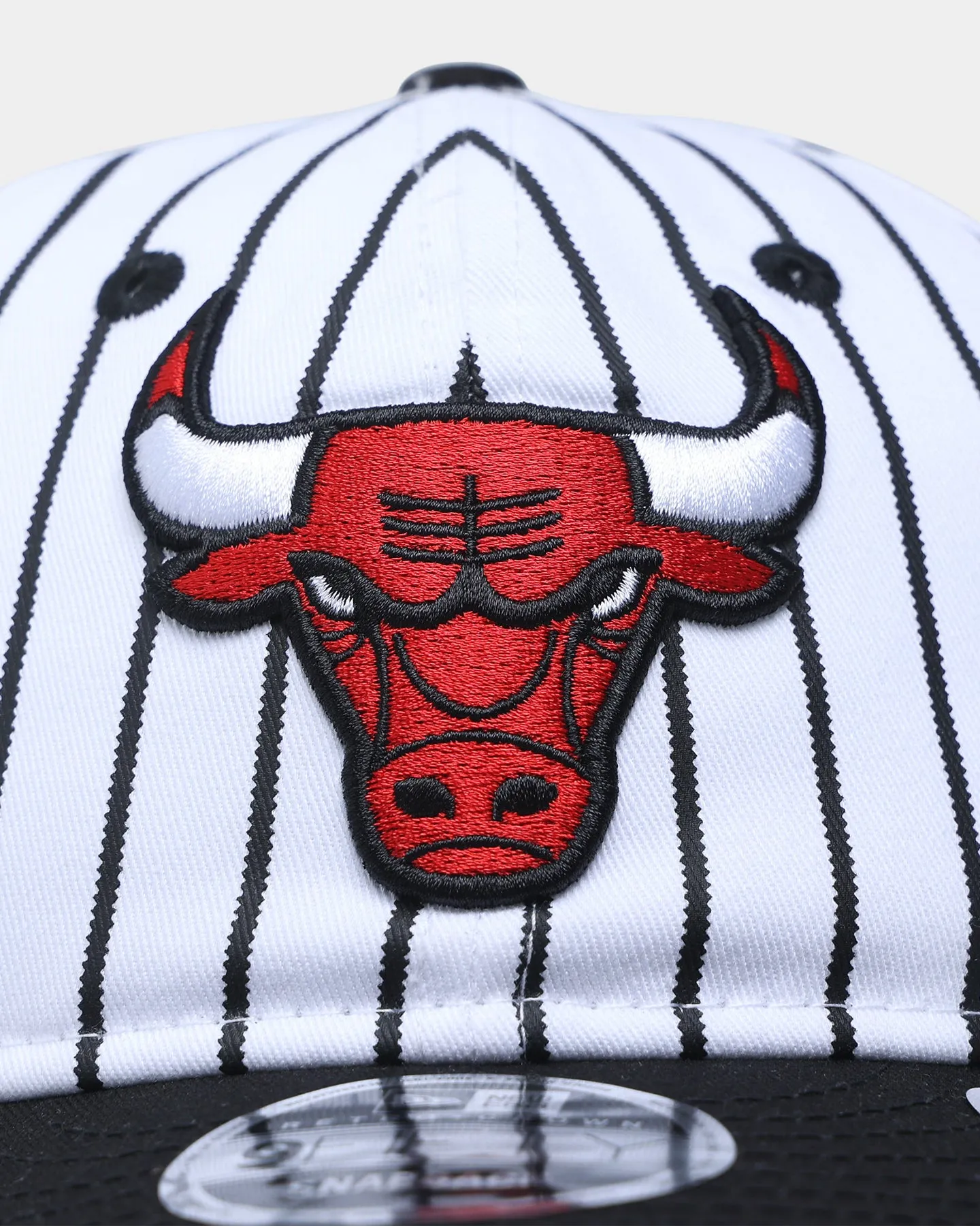 New Era Chicago Bulls 'Pinstripe' 9FIFTY Retro Crown Snapback Black