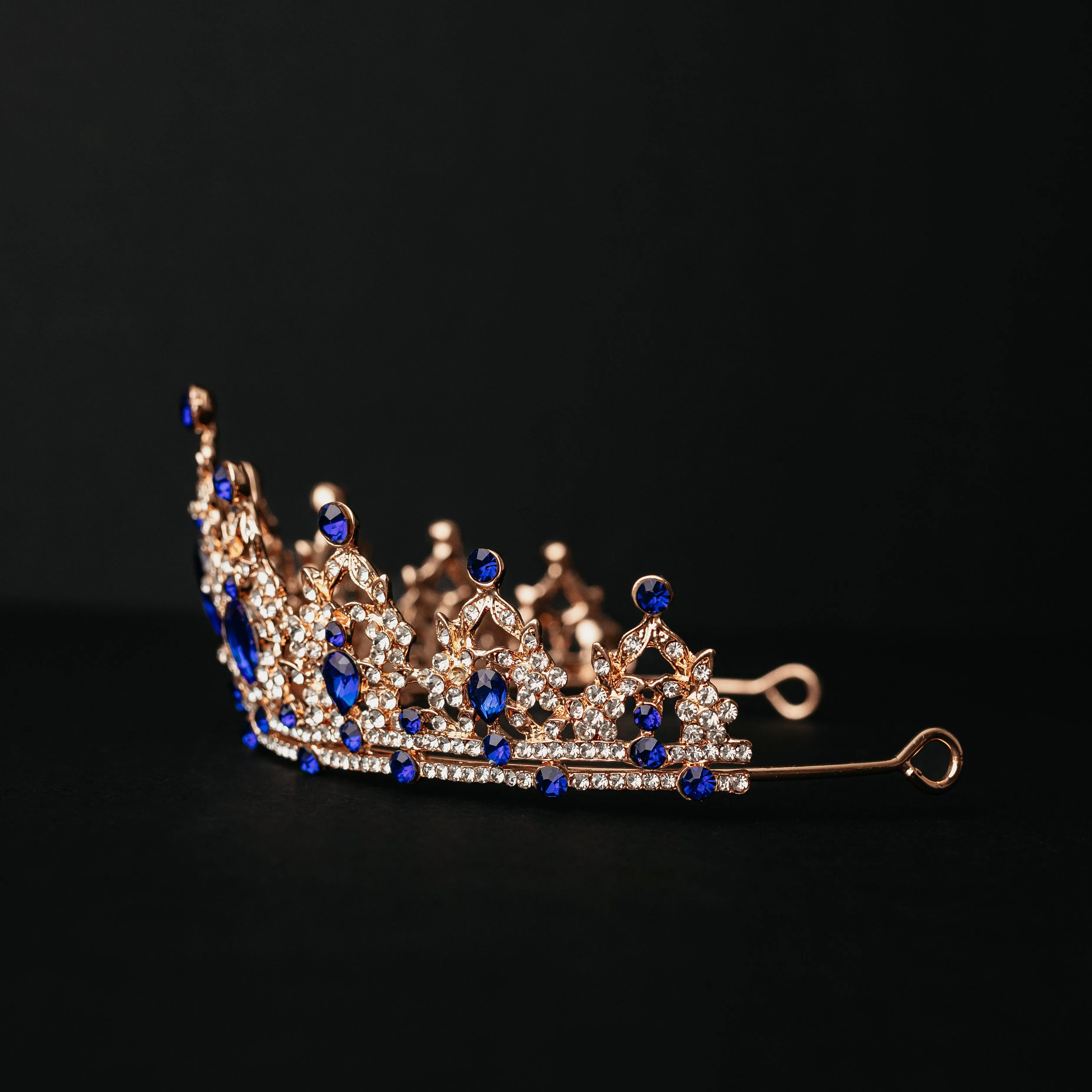 Ophelia's Tiara in Blue & Gold