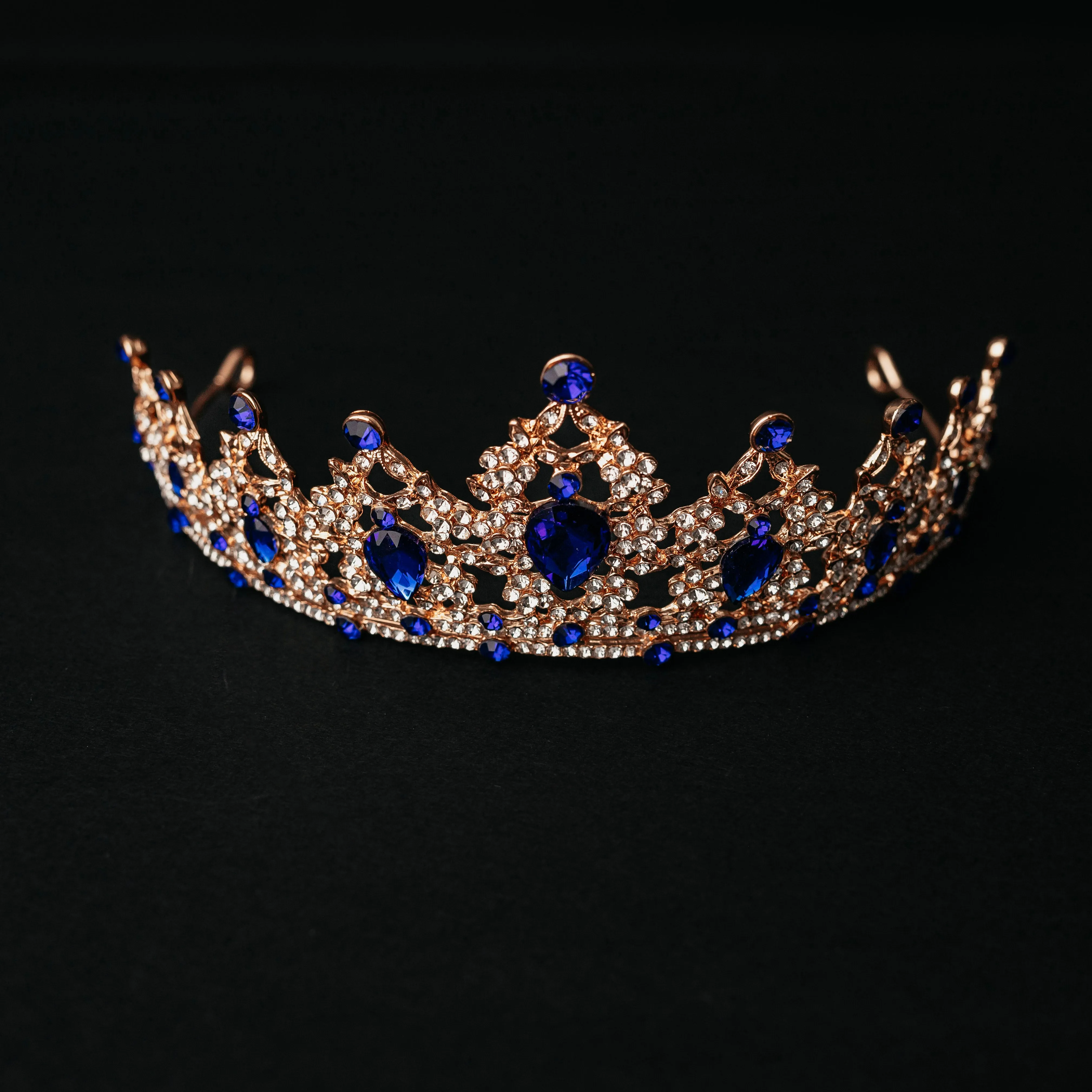 Ophelia's Tiara in Blue & Gold