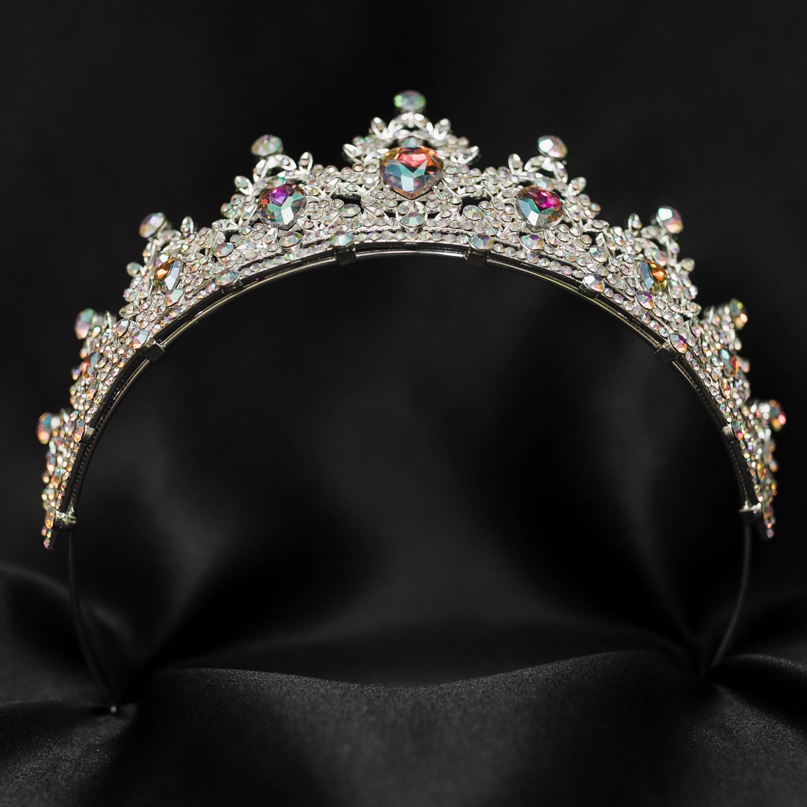 Ophelia's Tiara in Silver & Opal