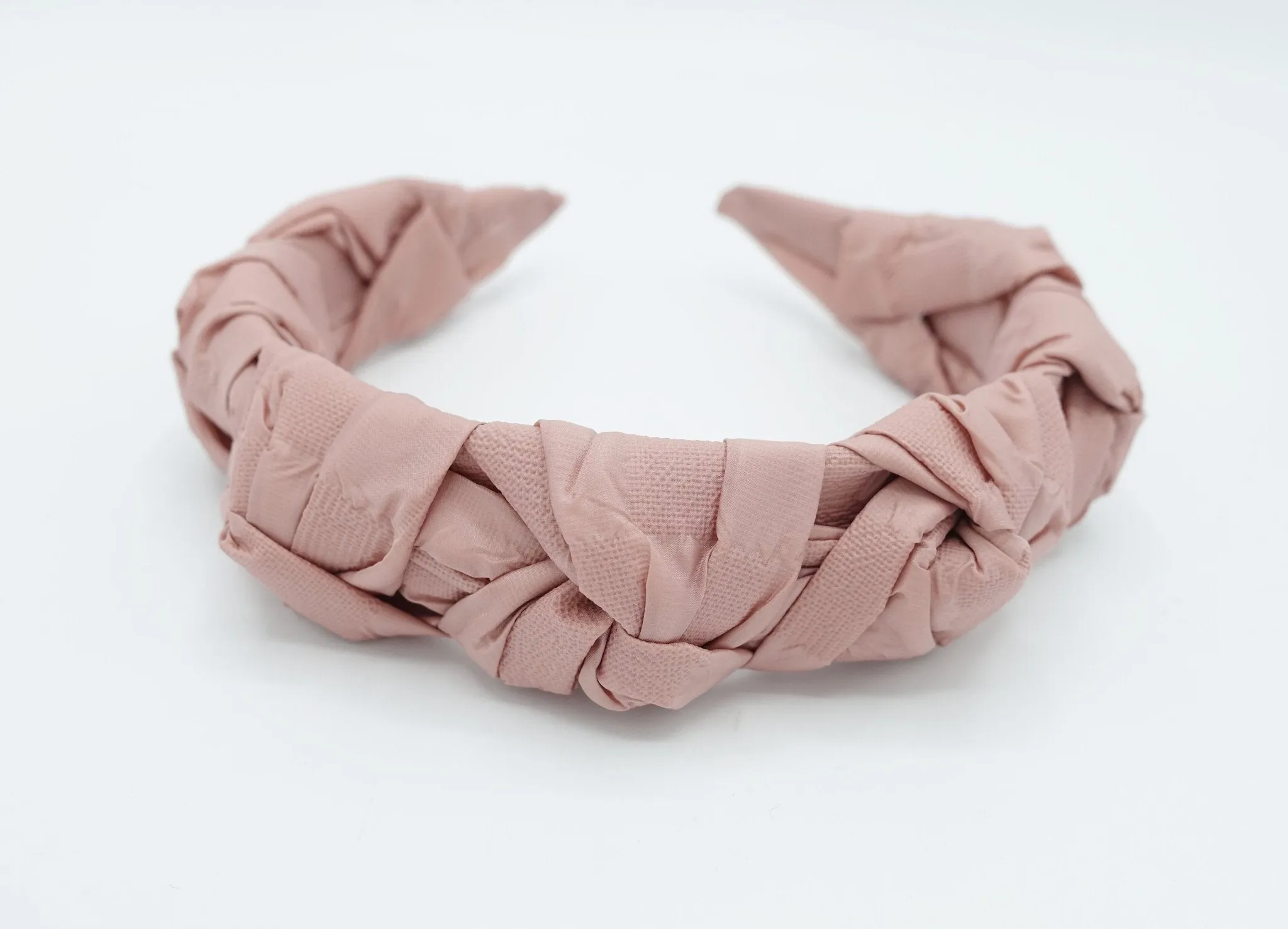 padded fabric wrapped multi top knot headband hairband women hair accessory