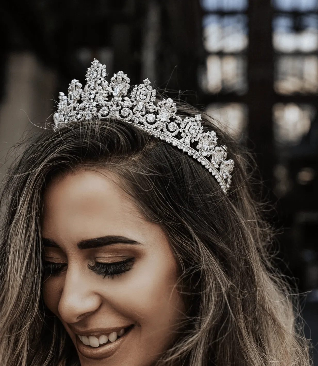 Petite PERSEPHONE Royal Bridal Crown