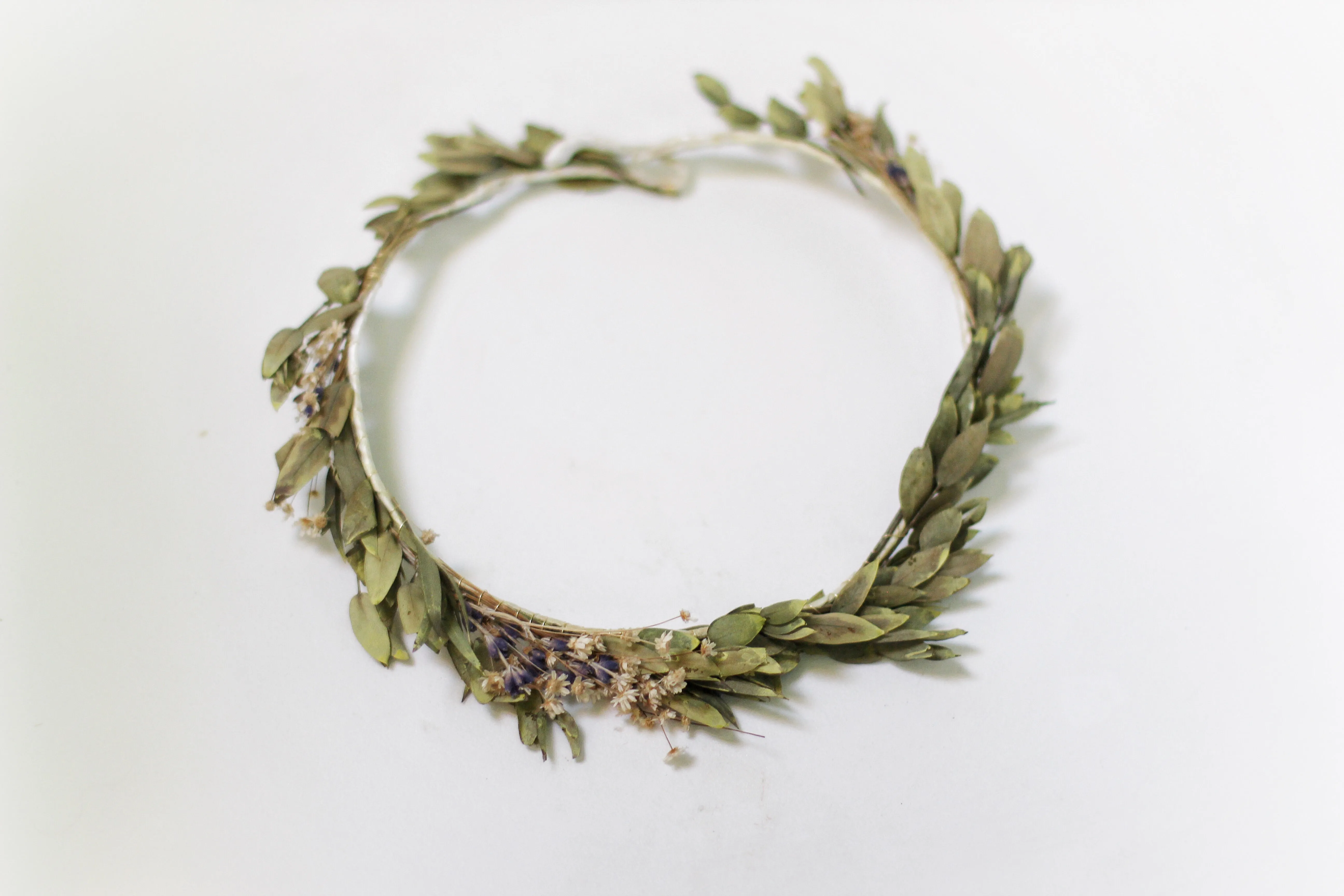 Preorder * Dried Eucalyptus Daisy Wreath