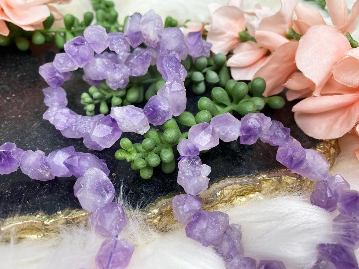 Raw Amethyst Bracelet