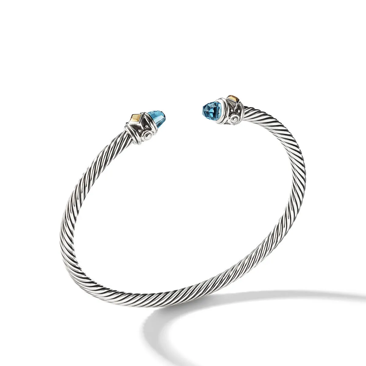 Renaissance Bracelet with Blue Topaz and 18K Gold