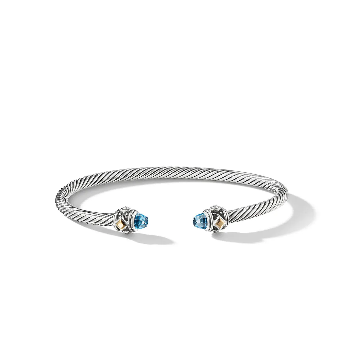 Renaissance Bracelet with Blue Topaz and 18K Gold