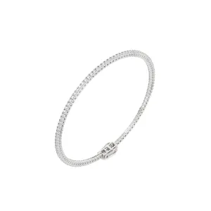 Round Lab Grown Diamond Tennis Bracelet