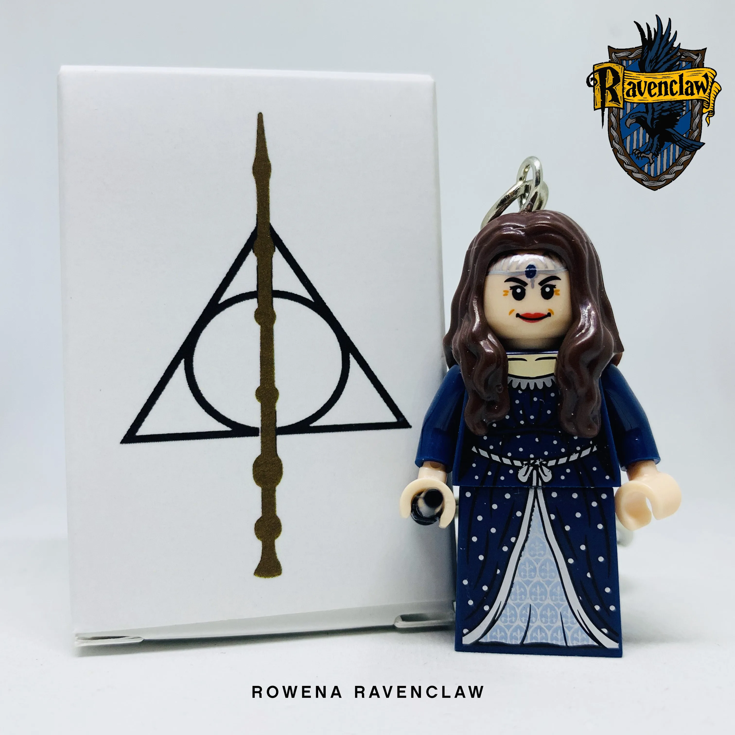 Rowena Ravenclaw Custom Minifigure Keychain