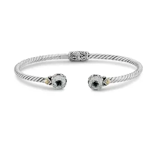 Samuel B. White Topaz Birthstone Glow Bangle Bracelet - April