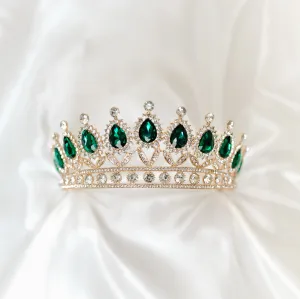 Saya’s Tiara in Green & Gold