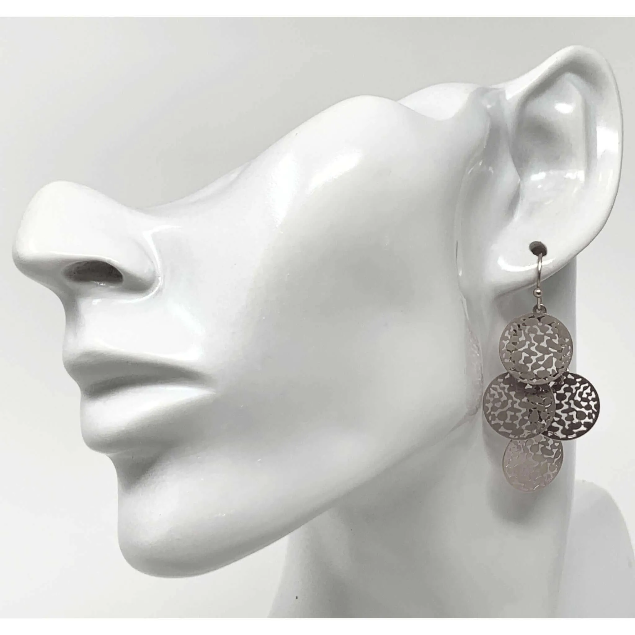 Statement Chandelier Earrings with Filigree Detail