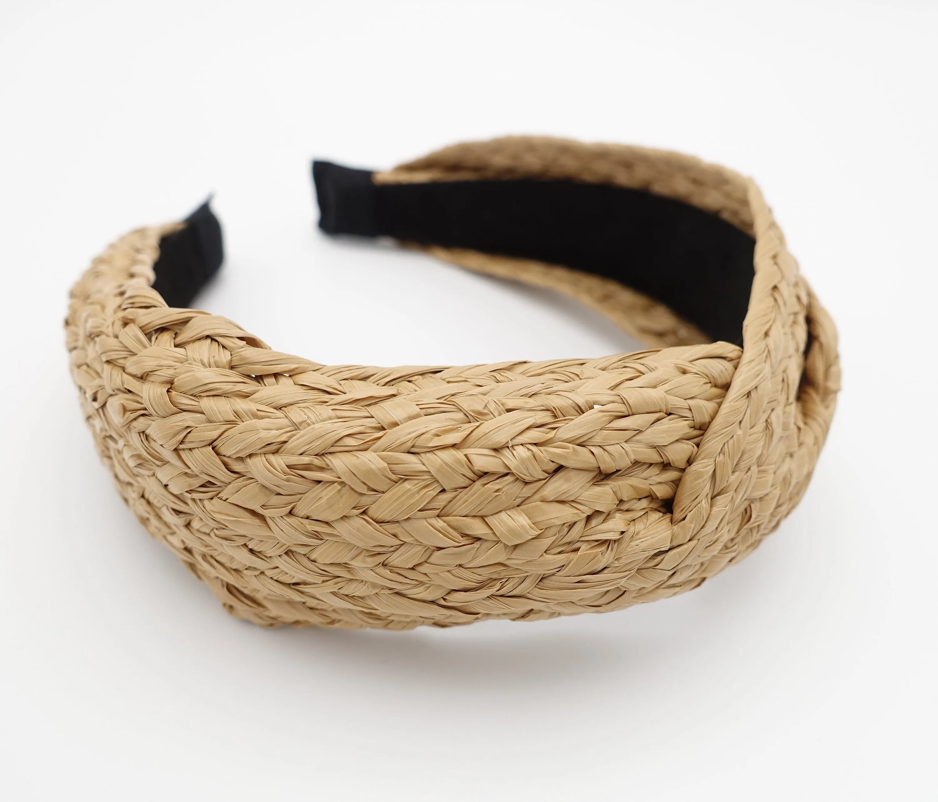 straw women headband vacation rattan hairband woman hair accessories