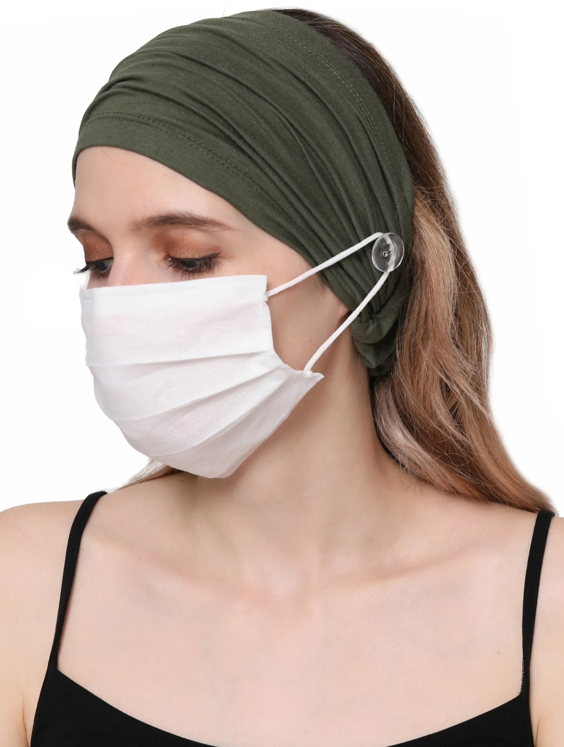 Stretchy Headband for Mask (Pack of 2)