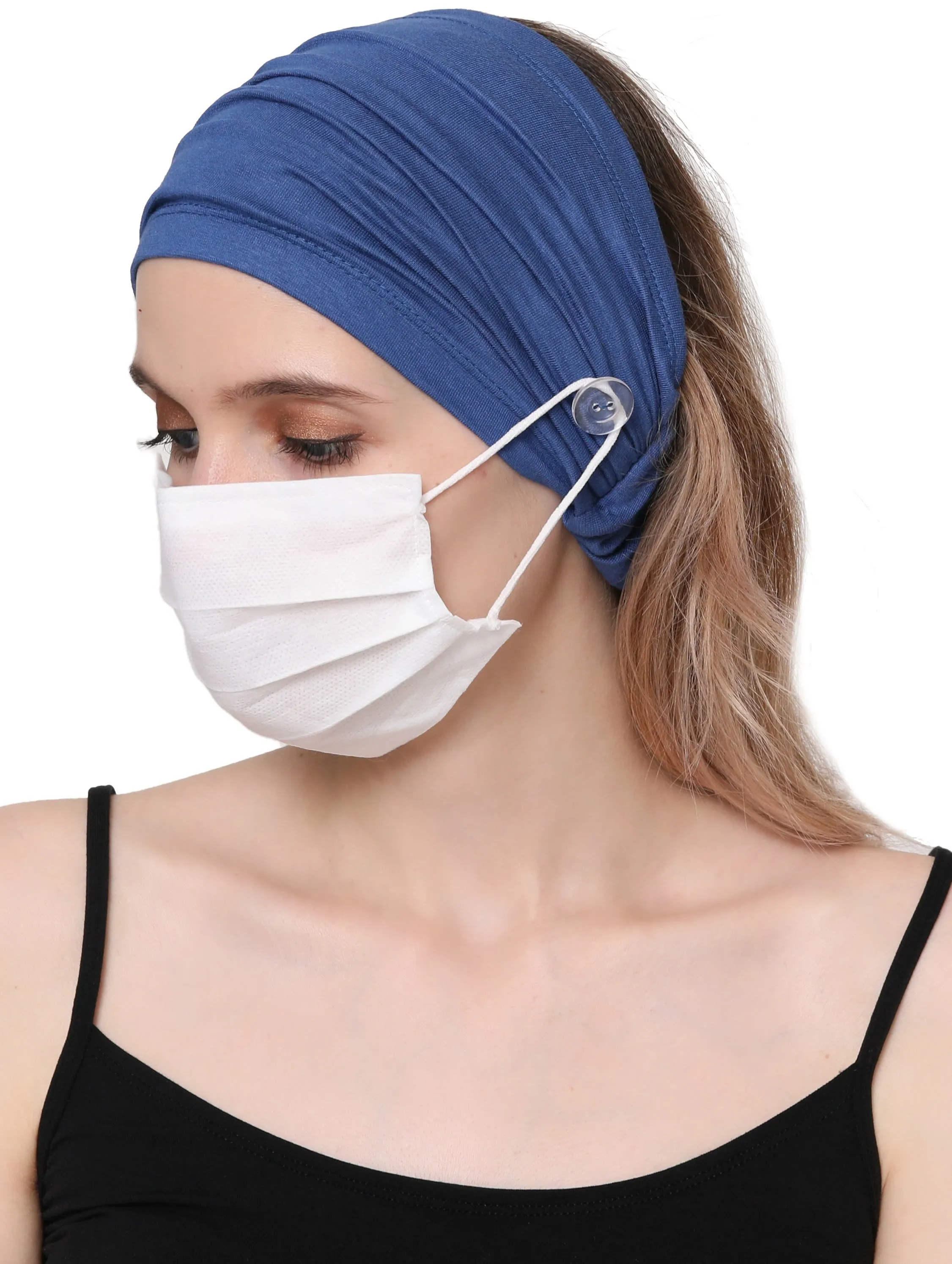 Stretchy Headband for Mask (Pack of 2)