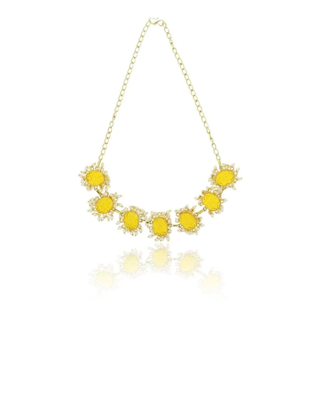 Sunela Choker Yellow