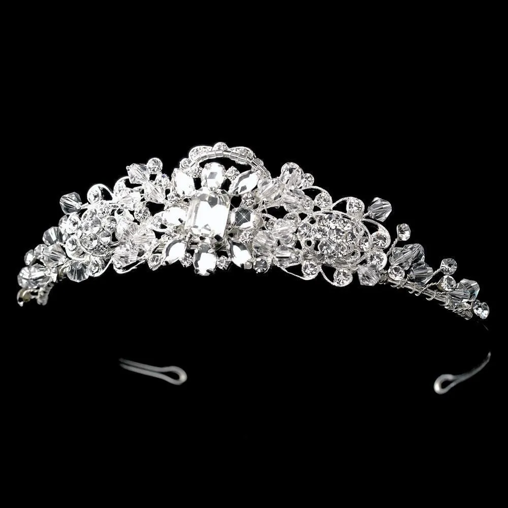 Swarovski Crystal Silver Plated wedding Tiara