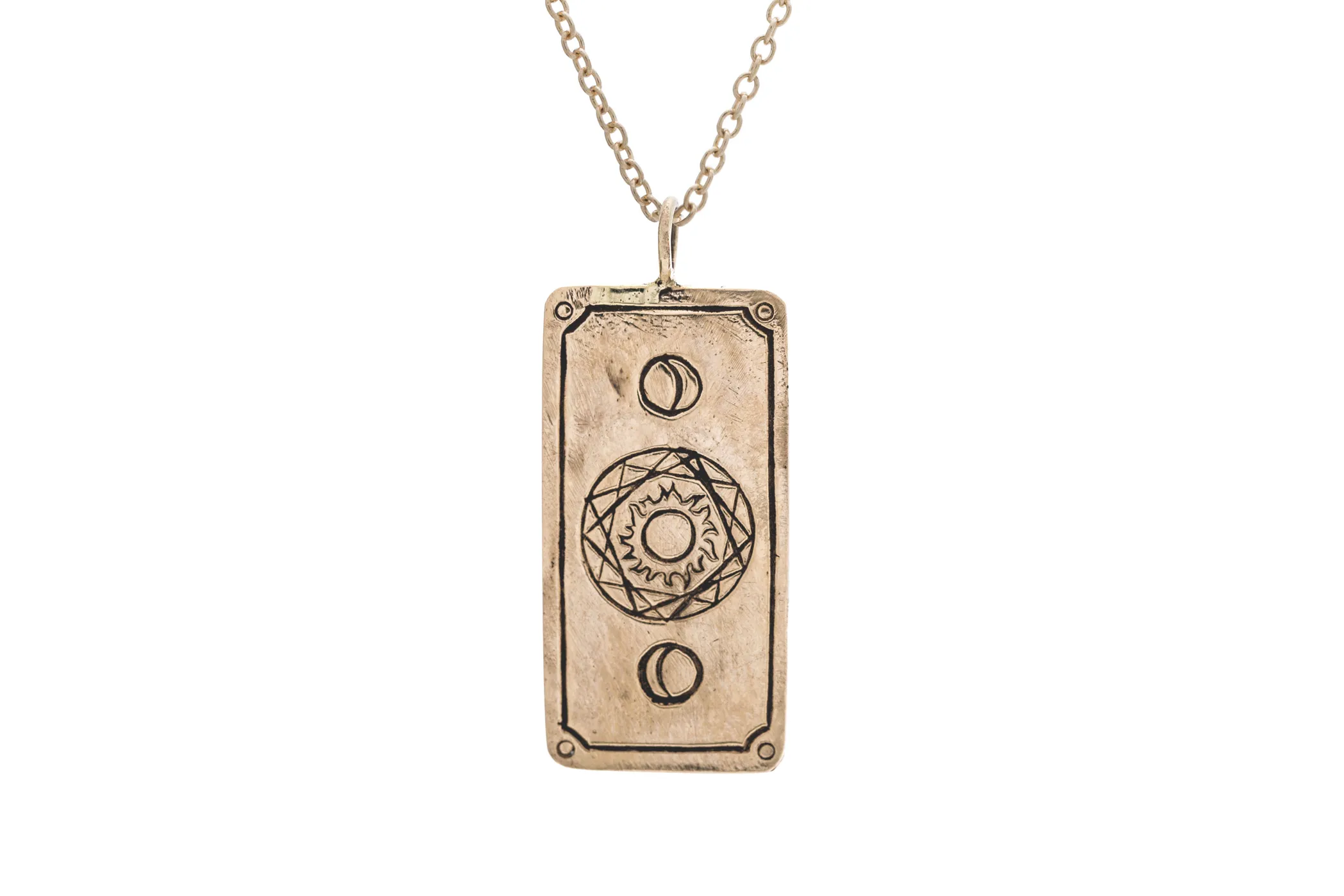 The High Priestess Tarot Card Necklace