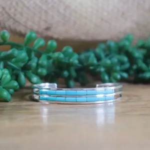 Track Turquoise Cuff