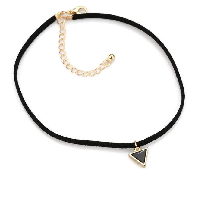 Triangle Stone Choker