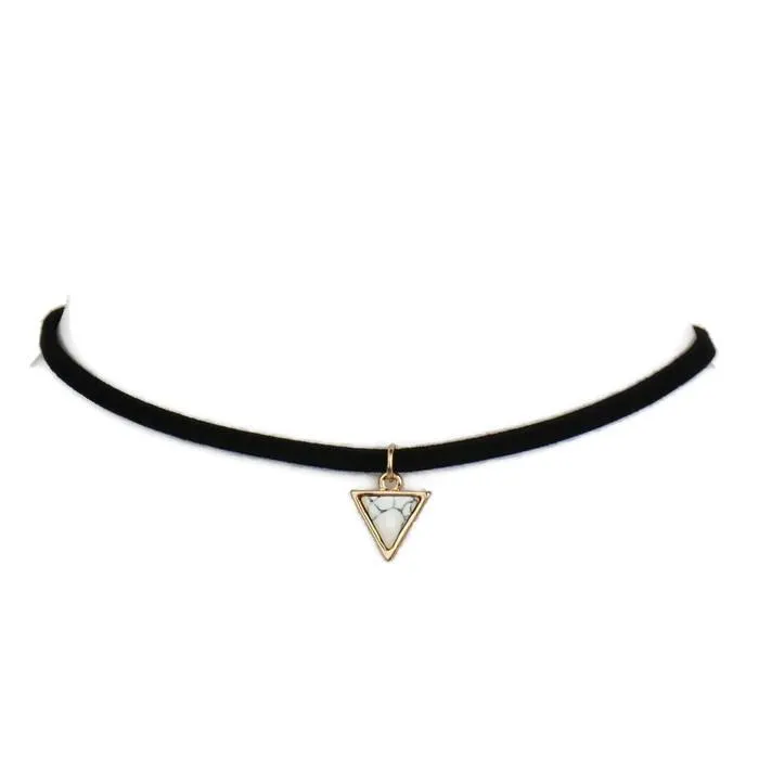 Triangle Stone Choker