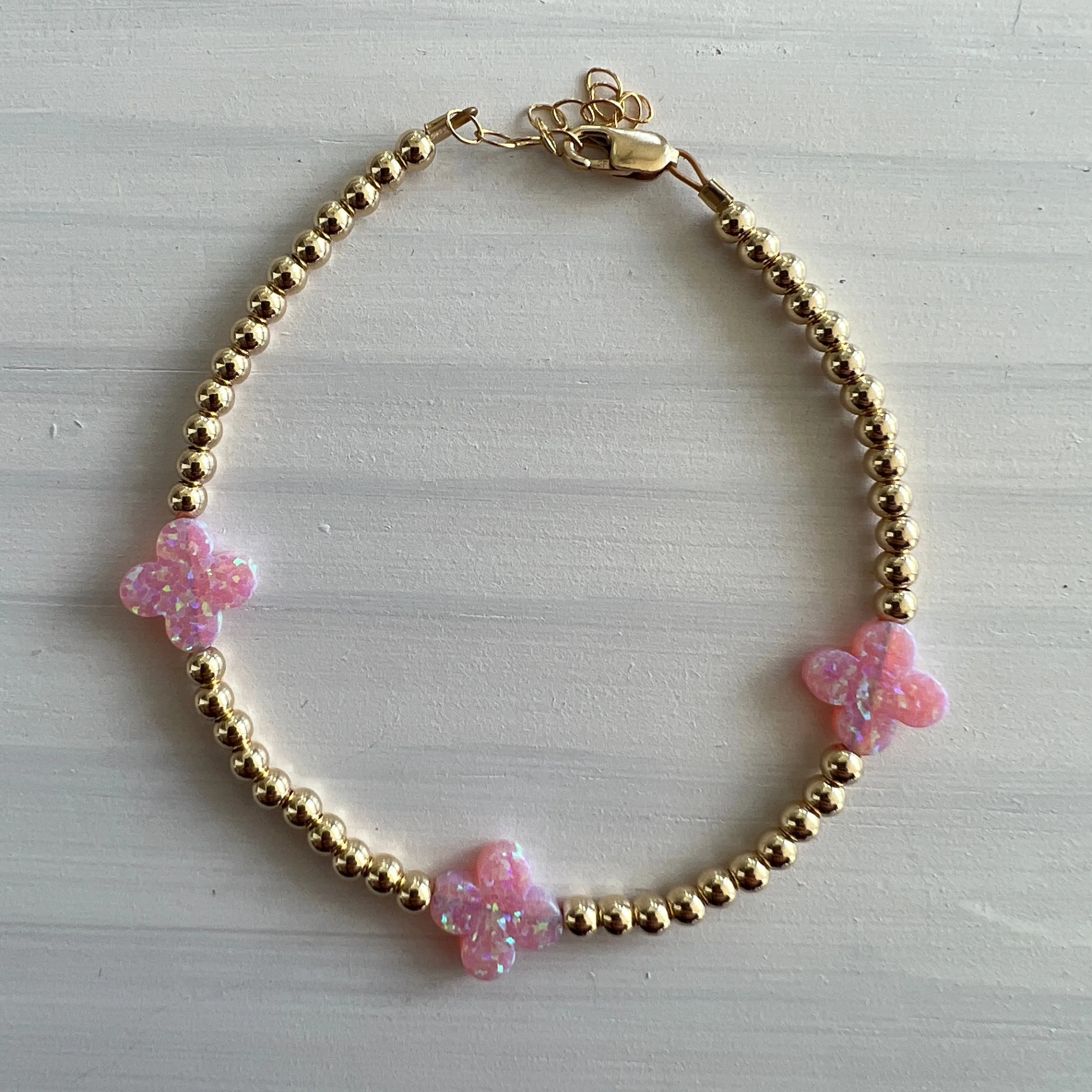 Triple Medium Clover Bracelet