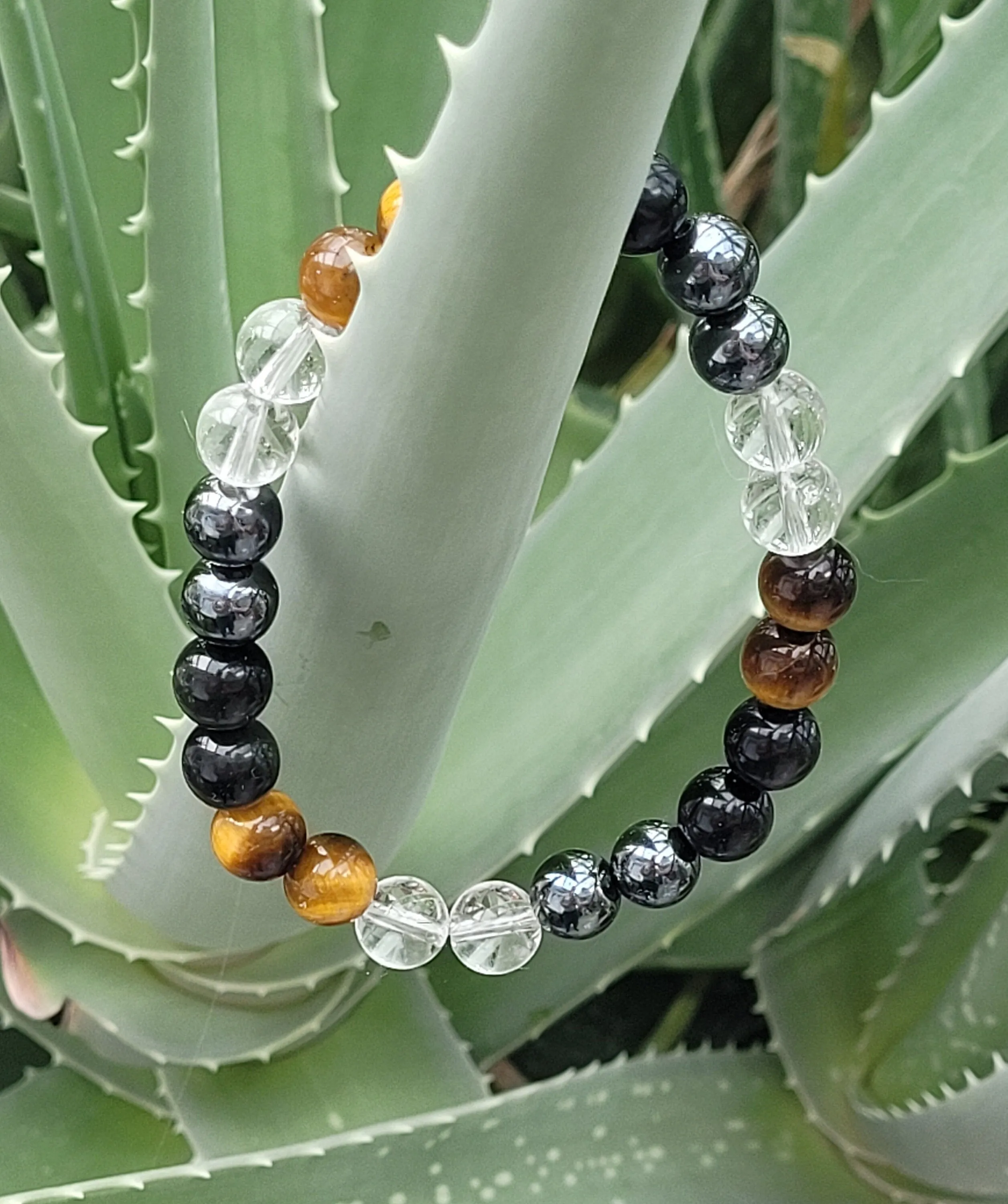 Ultimate Protection Bracelet, Accident and Negative Energy Protection Bracelet, Good Luck Bracelet, Beaded Bracelet, Unisex Crystal Healing