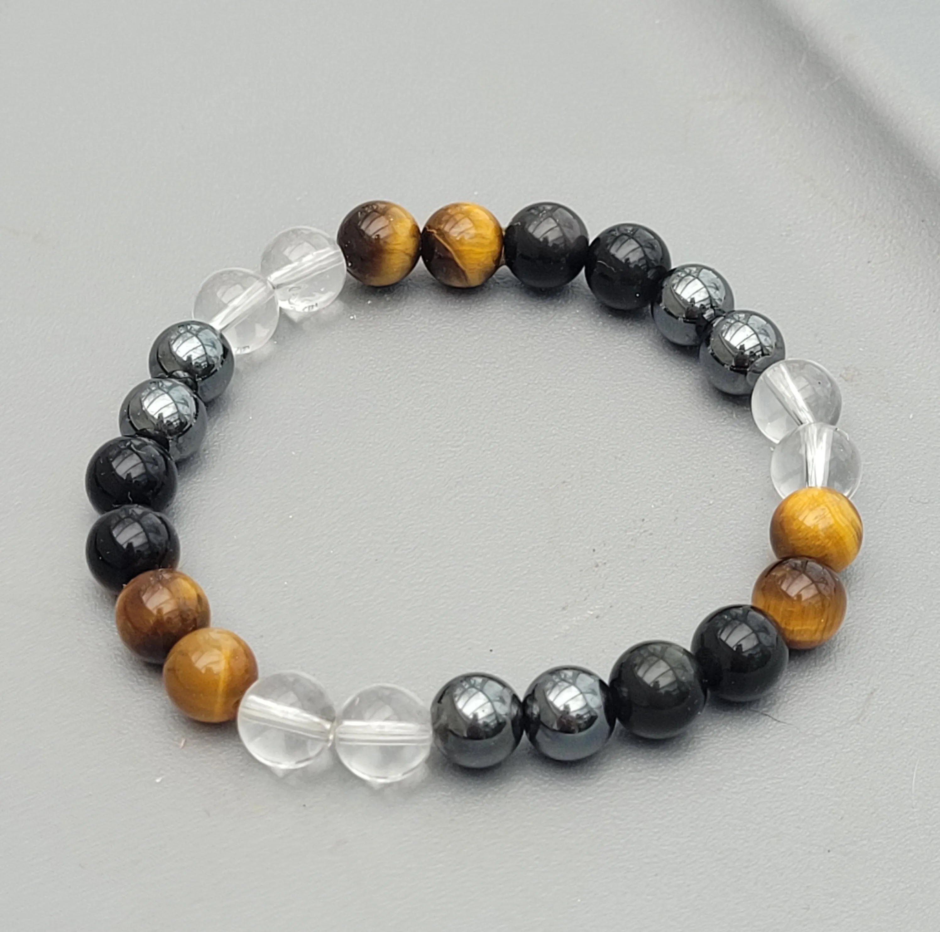 Ultimate Protection Bracelet, Accident and Negative Energy Protection Bracelet, Good Luck Bracelet, Beaded Bracelet, Unisex Crystal Healing